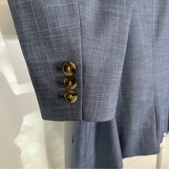 Talbots Women's Blue Linen Look Blazer in Size 18 - Picture 14 of 16